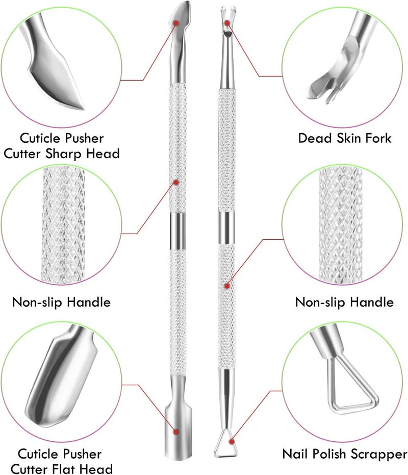 XUNXMAS Professional Cuticle Trimmer and Remover Set - Image 4